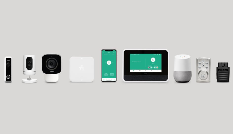 Vivint home security product line in Fort Myers